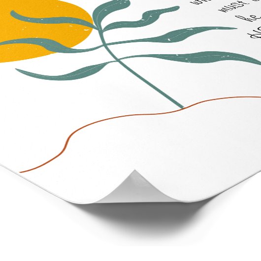 ヘブル11:6信仰のない者は神を願う ポスター (角)