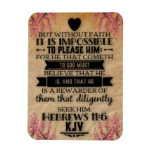 ヘブル11:6 KJV聖書の聖句