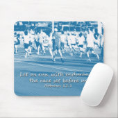 ヘブル12:1我々は走レースしよう マウスパッド (マウス)