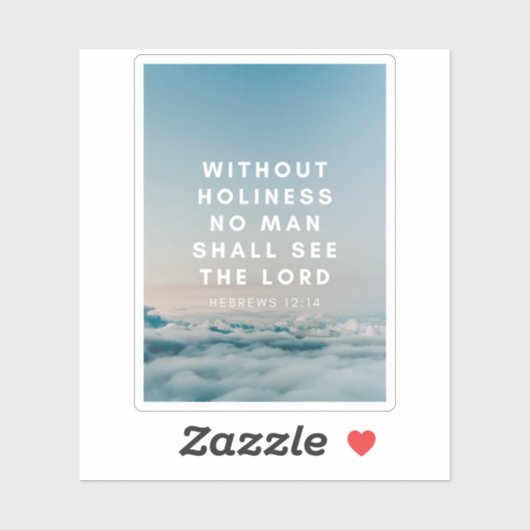 ヘブル12:14聖書の聖句 シール (シート)