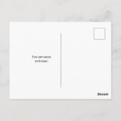 ヘブル12:15 優雅な結婚前祝賀会の招待状 ポストカード (裏面)