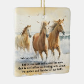 ヘブル12 1-2持久馬走で行こう セラミックオーナメント (右)