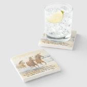 ヘブル12 1-2耐久バイブルで走私たちに行こう ストーンコースター (横)