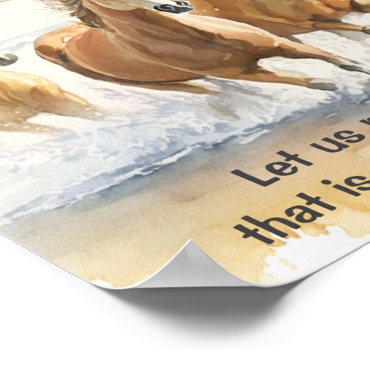 ヘブル12 1-2耐久バイブルで走私たちに行こう ポスター (角)