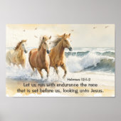 ヘブル12 1-2耐久バイブルで走私たちに行こう ポスター (正面)
