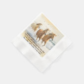 ヘブル12 1-2耐久バイブルで走私たちに行こう 縁ありカクテルナプキン (角)