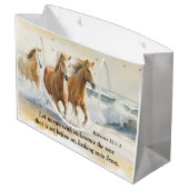 ヘブル12 1-2耐久走馬のバイブル付き ラージペーパーバッグ (裏面アングル)
