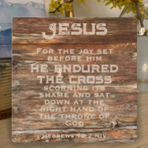 ヘブル12:2イースターバイブル聖句ウェザードウッド