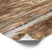 ヘブル12:2聖書の聖句ウッドイエス動揺して様 ポスター (コーナー)