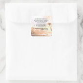 ヘブル12:27-28動揺することができるすべてのもの スクエアシール (バッグ)