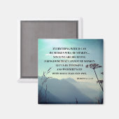 ヘブル12:27-28動揺することができるすべてのもの マグネット (正面/裏面)