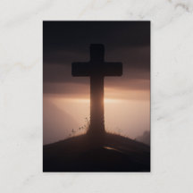 ヘブル12:2 KJVカード – ダークシャームフルクロス