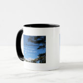 ヘブル13:5わたしは決してあなた離れを思わない マグカップ (正面左)