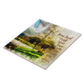 ヘブル13:5わたしは決してあなた離れを見捨てず、あなたを見捨てない タイル (側面)