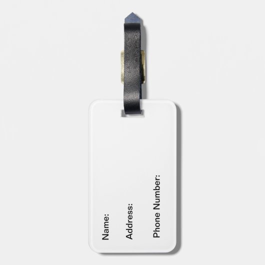 ヘブル13:5わたしは決して離れお前を見捨てない… ラゲッジタグ (裏面縦)