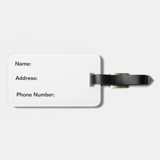 ヘブル13:5わたしは決して離れお前を見捨てない… ラゲッジタグ (裏面横)