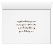 ヘブル13:5私は決してあなた離れのあいさつきカードを持たない (内部横(下))