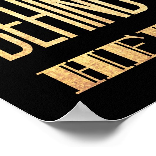 ヘブル16:9 – 魂の固く安全ないかり ポスター (角)