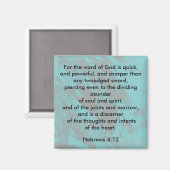 ヘブル4:12磁石 マグネット (正面/裏面)