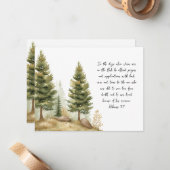 ヘブル5:7英国ビルマのエバーグリーンノーテカード ノートカード (正面/裏面インサイチュ)