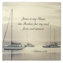 ヘブル6:19私の魂のためのイエスのいかりは、ヨット