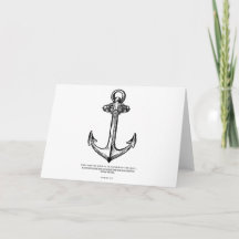 ヘブル6:19 – わたしの魂のいかり。