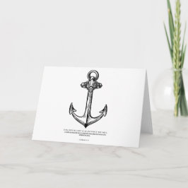 ヘブル6:19 – わたしの魂のいかり。 カード