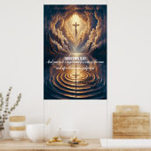 ヘブル9:27そして人のために任命されたように ポスター (キッチン)