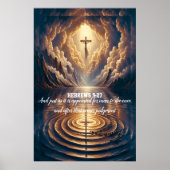 ヘブル9:27そして人のために任命されたように ポスター (正面)