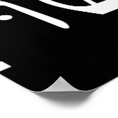 ヘブルTシャツのYeshua Jesis in Hebr ポスター (角)