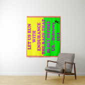 ヘブレウス12:1の聖書の一節。 タペストリー (インサイチュ)