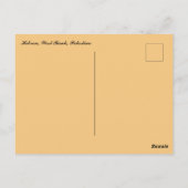 ヘブロンウェストバンクパレスチナ ポストカード (裏面)