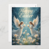 ヘブンアンゲリックイースタースピリチュアルハッピーイースター シーズンポストカード (正面/裏面)