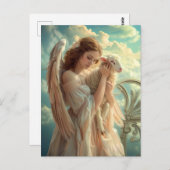 ヘブンセレニティシムエンジェルと子羊 ポストカード (正面/裏面)