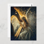 ヘブンセレニティメイ遊ルエンジェルズザハープ ポストカード (正面/裏面)