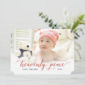 ヘブンピースクリスマスホリデーフォトカード シーズンカード (スタンド正面)