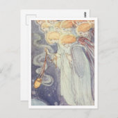 ヘブンリーエンジェルスヴィンテージイラストレーション ポストカード (正面/裏面)