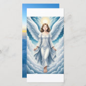 ヘブンリーエンジェルフラットホリデーカード シーズンカード (正面/裏面)