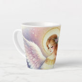 ヘブンリークリスマスエンジェルマグ カフェラテマグ (左アングル)