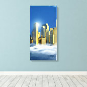 ヘブンリーシティ2-3 キャンバスプリント (インサイチュ (ウッドフロア))