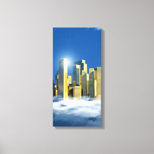 ヘブンリーシティ2-3 キャンバスプリント (正面)