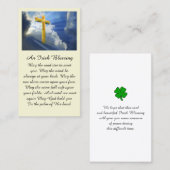 ヘブンリースカイ悔やみや弔慰祈りの言葉カード 名刺 (正面/裏面)