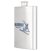 ヘブンリースキーリゾートカリフォルニアネバダスキーヤー フラスク (左)