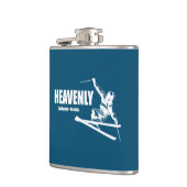 ヘブンリースキーリゾートカリフォルニアネバダスキーヤー フラスク (左)