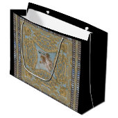 ヘブンリーチェルブスクリスマスホリデー ラージペーパーバッグ (正面アングル)