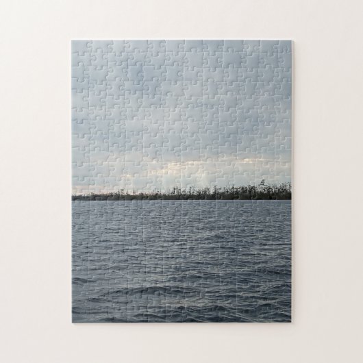 ヘブンリートレイル – サンセットオンブロードクリーク ジグソーパズル (縦)