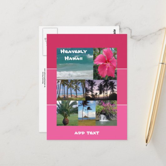 ヘブンリーハワイ ポストカード (正面/裏面インサイチュ)