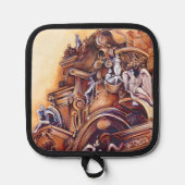 ヘブンリーハンガリー語 鍋敷き (正面)