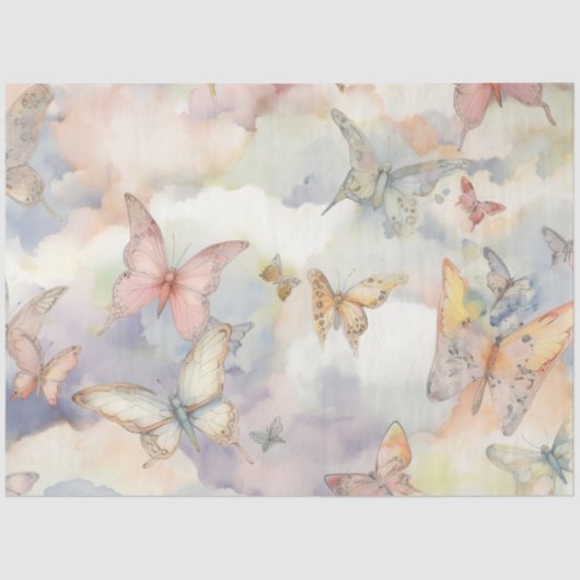 ヘブンリーバタフライシリーズデザイン9 薄葉紙 (正面)