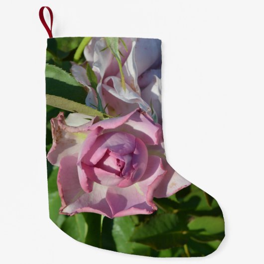 ヘブンリーバラ抽象芸術 スモールクリスマスストッキング (正面)